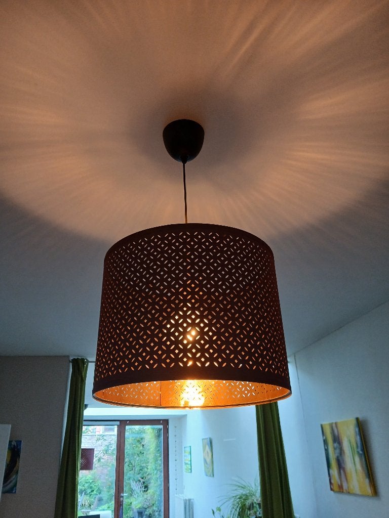 Drie hanglampen plus reservelampen, Enlèvement, Comme neuf, Moins de 50 cm