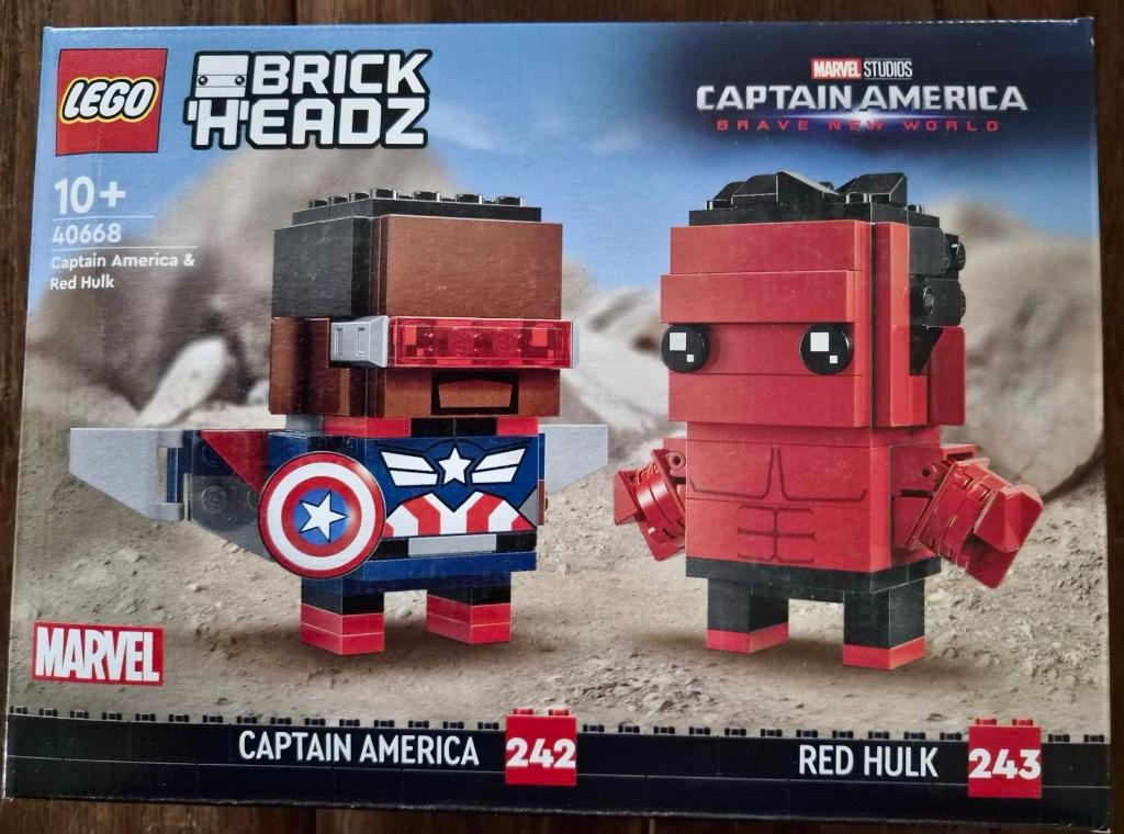 Lego 40668 Captain America & Red Hulk - Nieuw!, Marvel, Lego, Nieuw, Ophalen of Verzenden