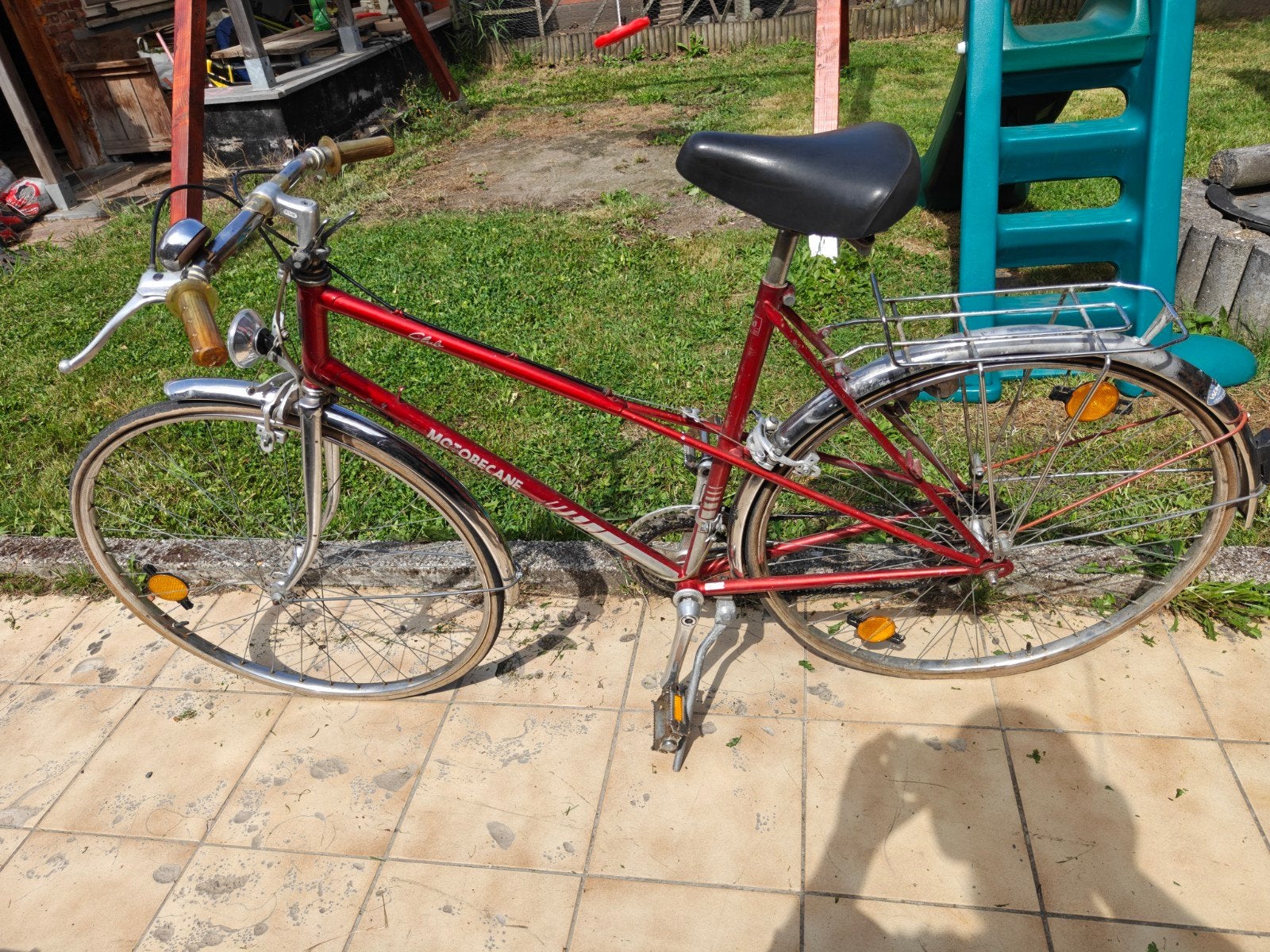 café fiets, Ophalen