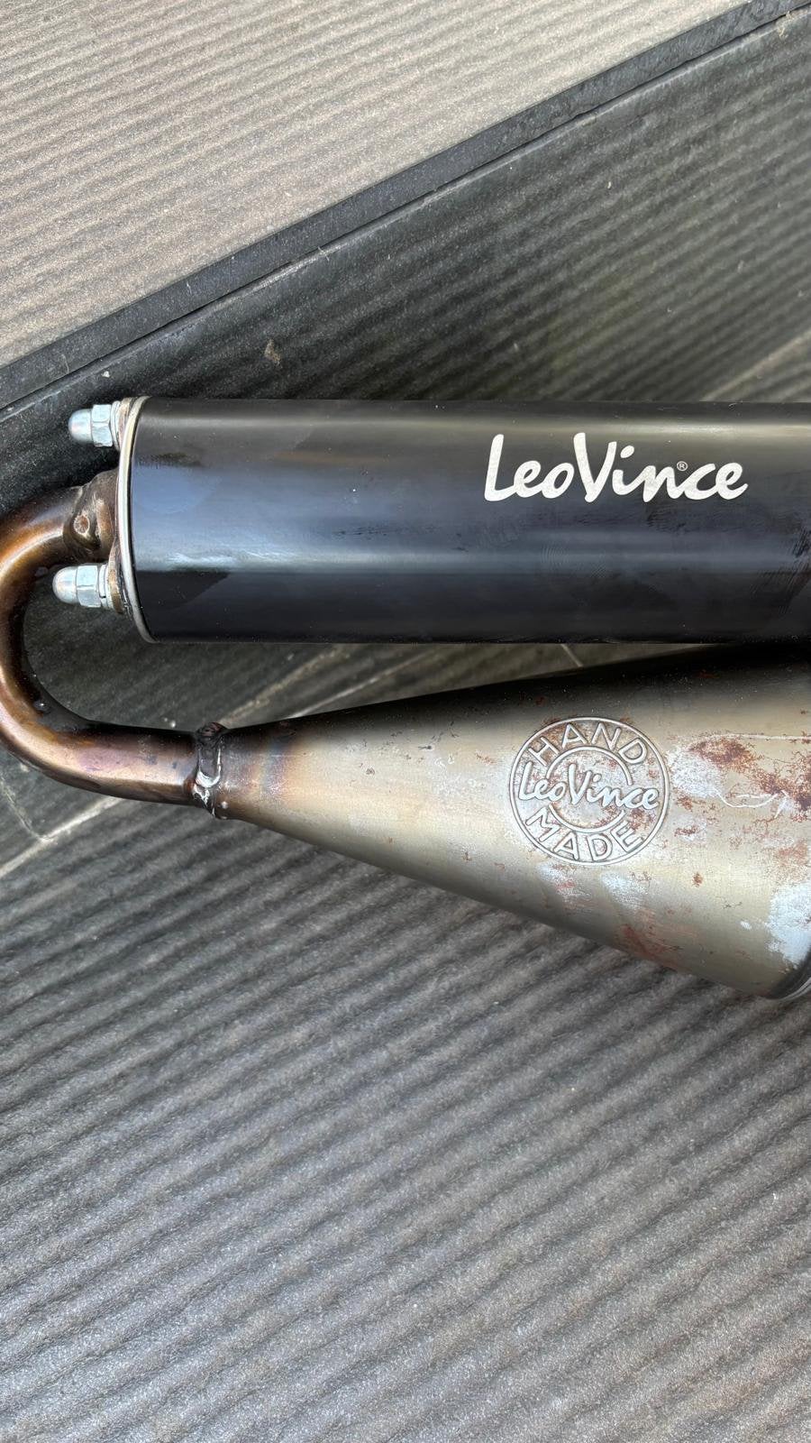 Leovince TT Piaggio 2T, Ophalen, Gebruikt
