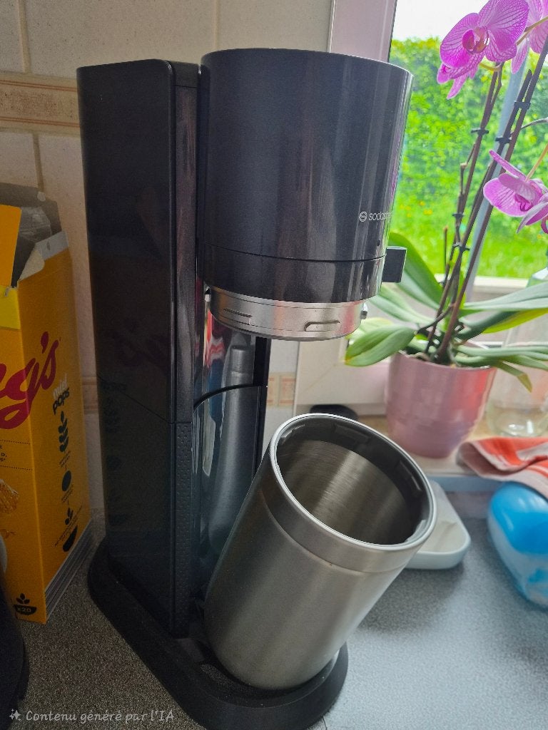 Pack SodaStream Duo Black en inox, Enlèvement, Comme neuf