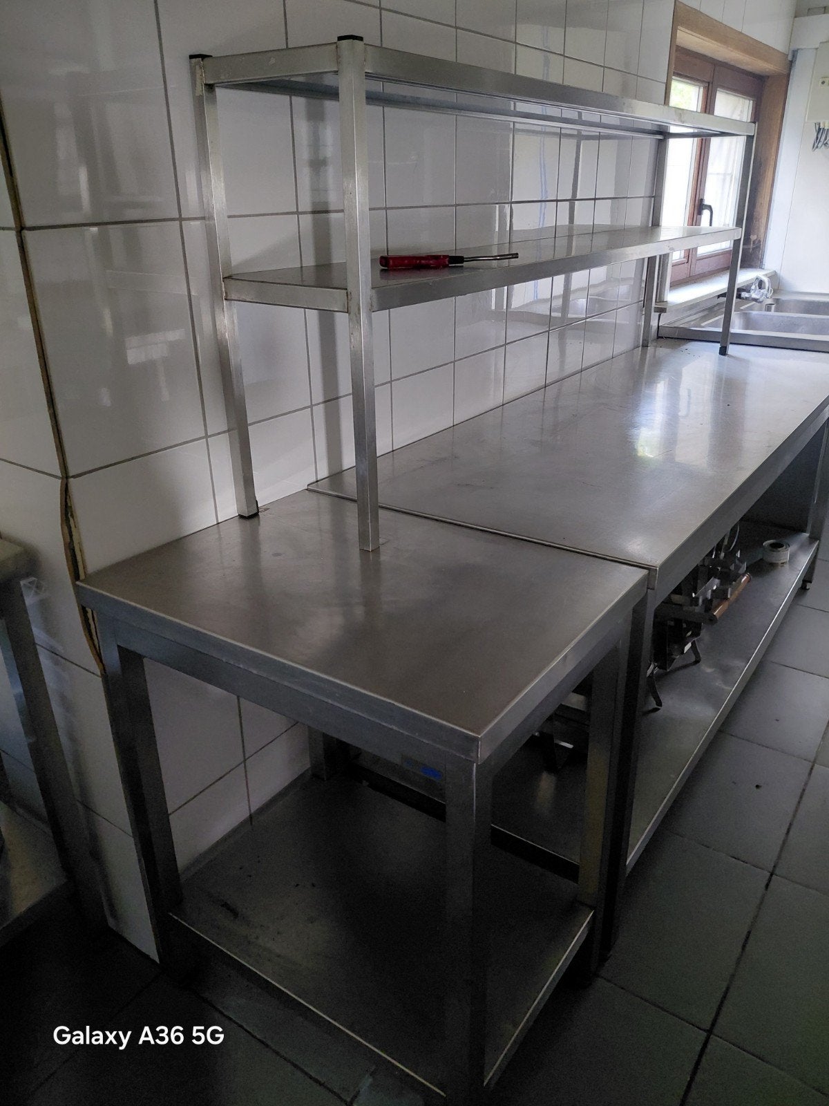 inox tafels en spoelbakken en 1x inox vaatwas, Huis en Inrichting, Ophalen