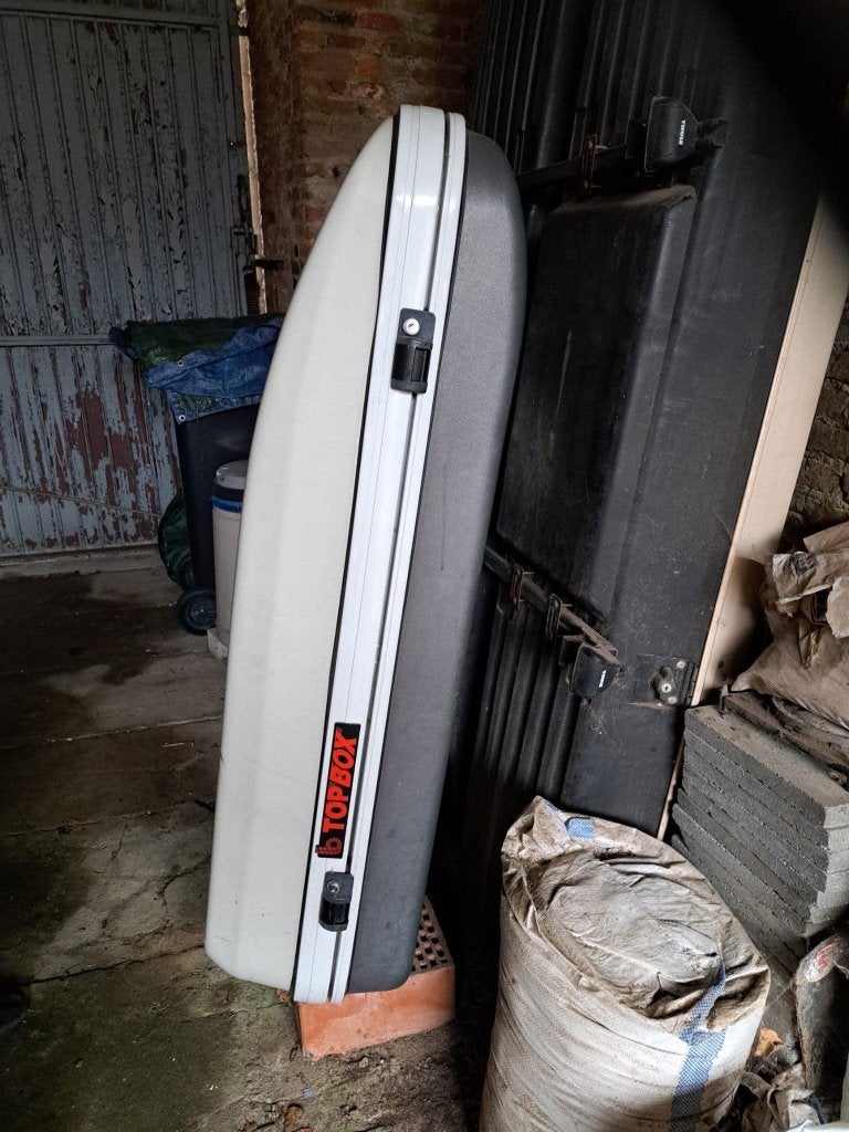Dakkoffer Topbox, Auto diversen, Ophalen, Gebruikt