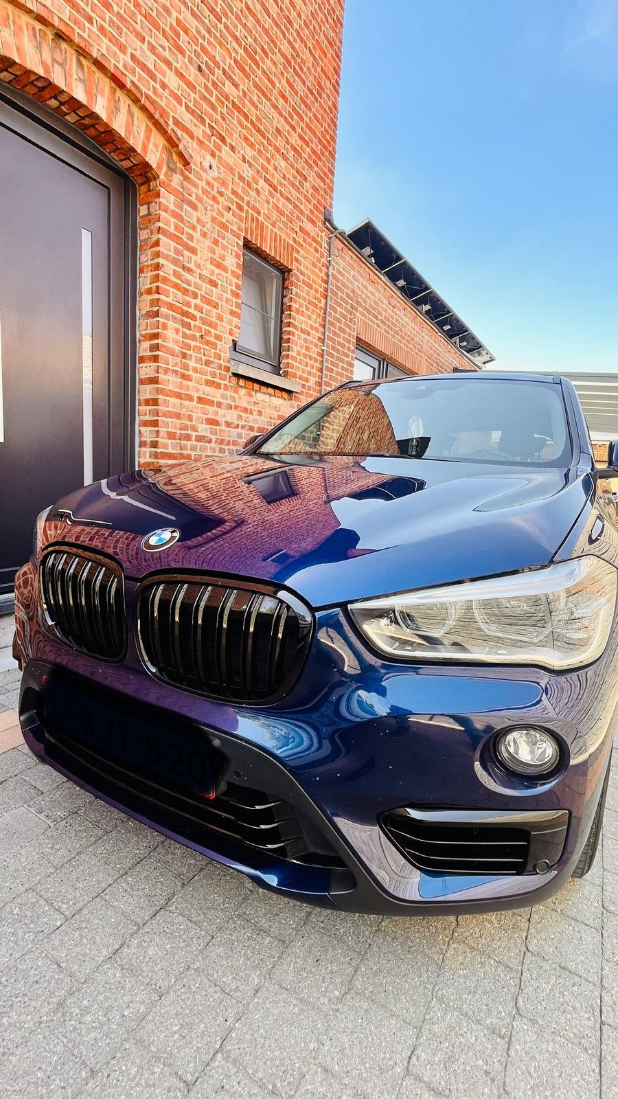 Bmw x1 1.6 Xdrive diesel, Achterwielaandrijving, Blauw, Leder, 5 deurs