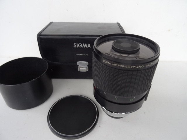 Objectif photo SIGMA MIRROR TELEPHOTO 8/600 mm macro, TV, Hi-fi & Vidéo, Enlèvement ou Envoi