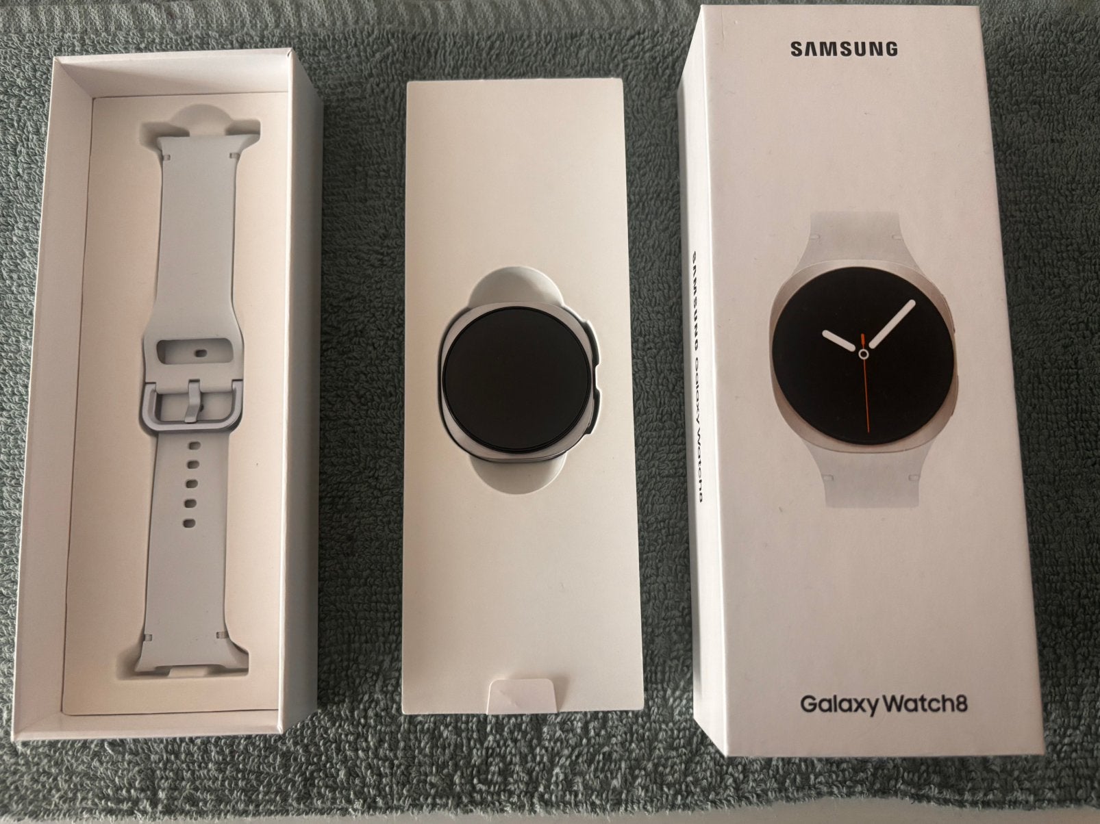 Samsung Watch 8 smartwatch, Handtassen en Accessoires, Smartwatches, Ophalen, Wit, Nieuw, Waterdicht
