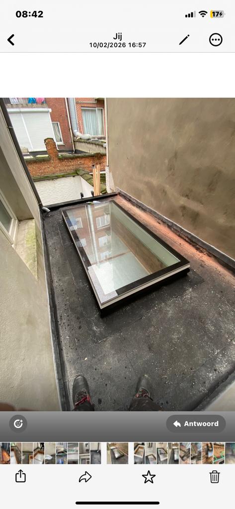 Dakwerken, koper/zinkwerken, roofing Resitrix, herstellingen, Ophalen of Verzenden, Zo goed als nieuw
