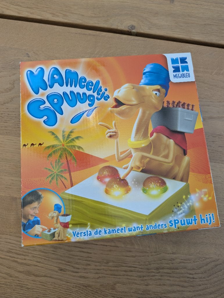 Gezelschapsspel Kameeltje Spuug, Enlèvement ou Envoi, Megableu
