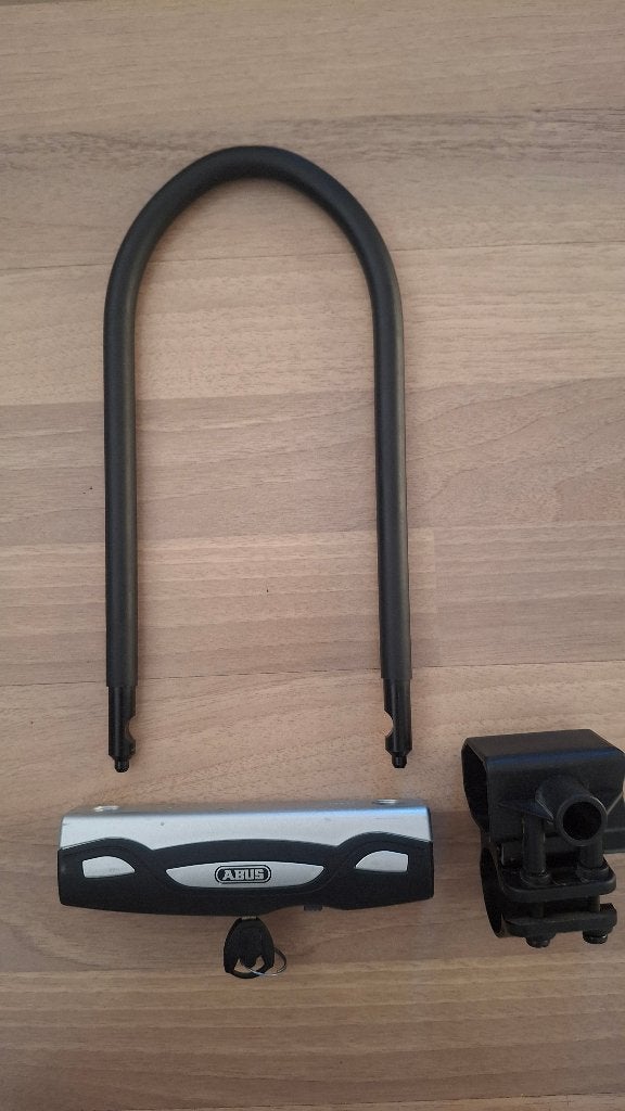 ABUS beugelslot Granit Plus 470/150HB 230 U-slot ALS NIEUW, Ophalen, Zo goed als nieuw, Beugelslot