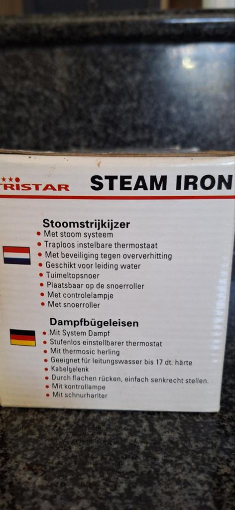 Strijkijzer, Enlèvement, Neuf