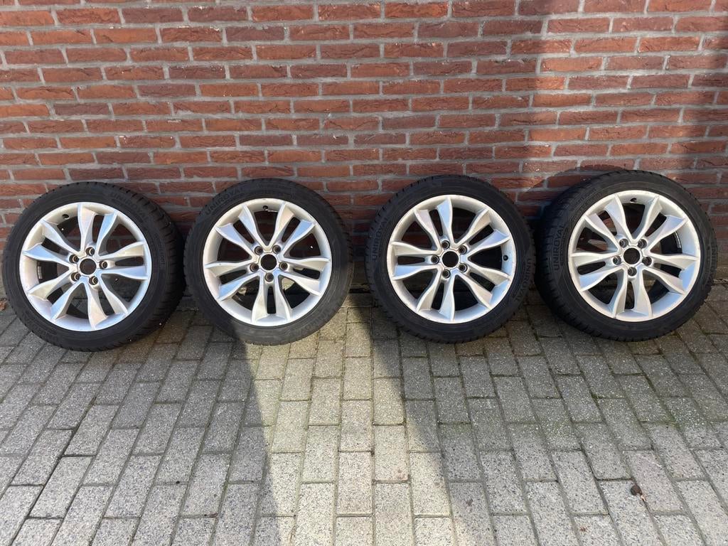 Audi velgen + winterbanden 225/45 R17, Auto-onderdelen, Banden en Velgen, Ophalen, Gebruikt, Banden en Velgen, 17 inch
