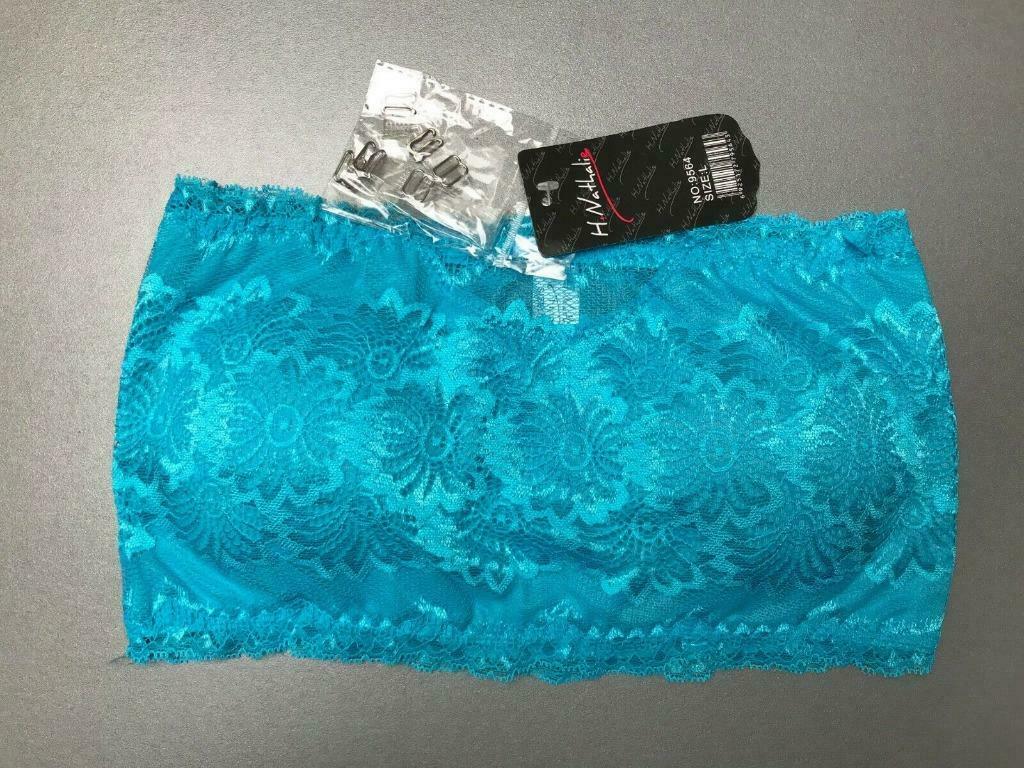 Bandeau bleu en dentelle H. Nathalie lingerie - Taille L -, H. Nathalie lingerie, Enlèvement ou Envoi, Bleu, Soutien-gorge