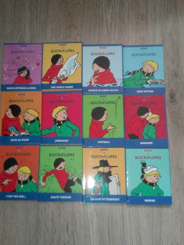 12 mini bd QUICK&FLUPKE HERGE, Plusieurs BD, Enlèvement ou Envoi, Comme neuf