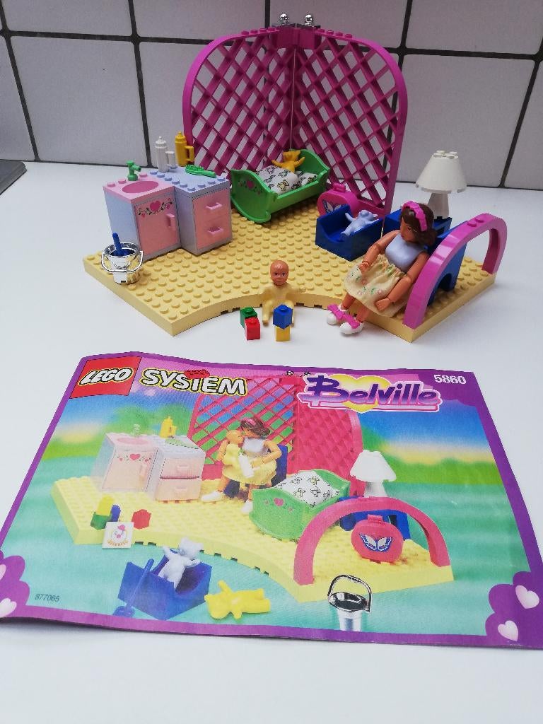 lego 5860 belville Love 'N' Lullabies, Kinderen en Baby's, Speelgoed | Duplo en Lego, Ophalen of Verzenden, Complete set, Lego