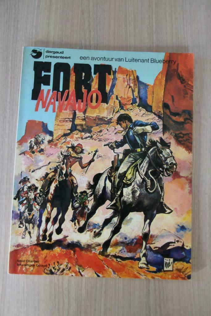 Luitenant Blueberry Fort Navajo, Boeken, Stripverhalen, Gelezen, Meerdere stripboeken, Ophalen of Verzenden