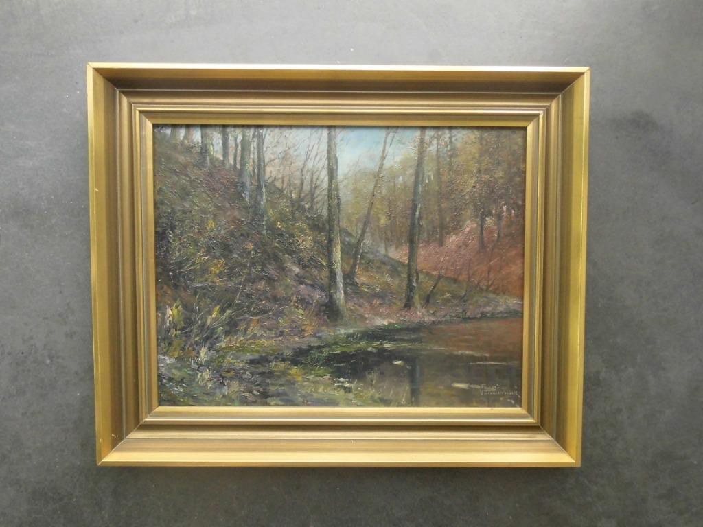 Peinture de " FRANS VAN MEERBEEK " avec encadrement, Enlèvement ou Envoi
