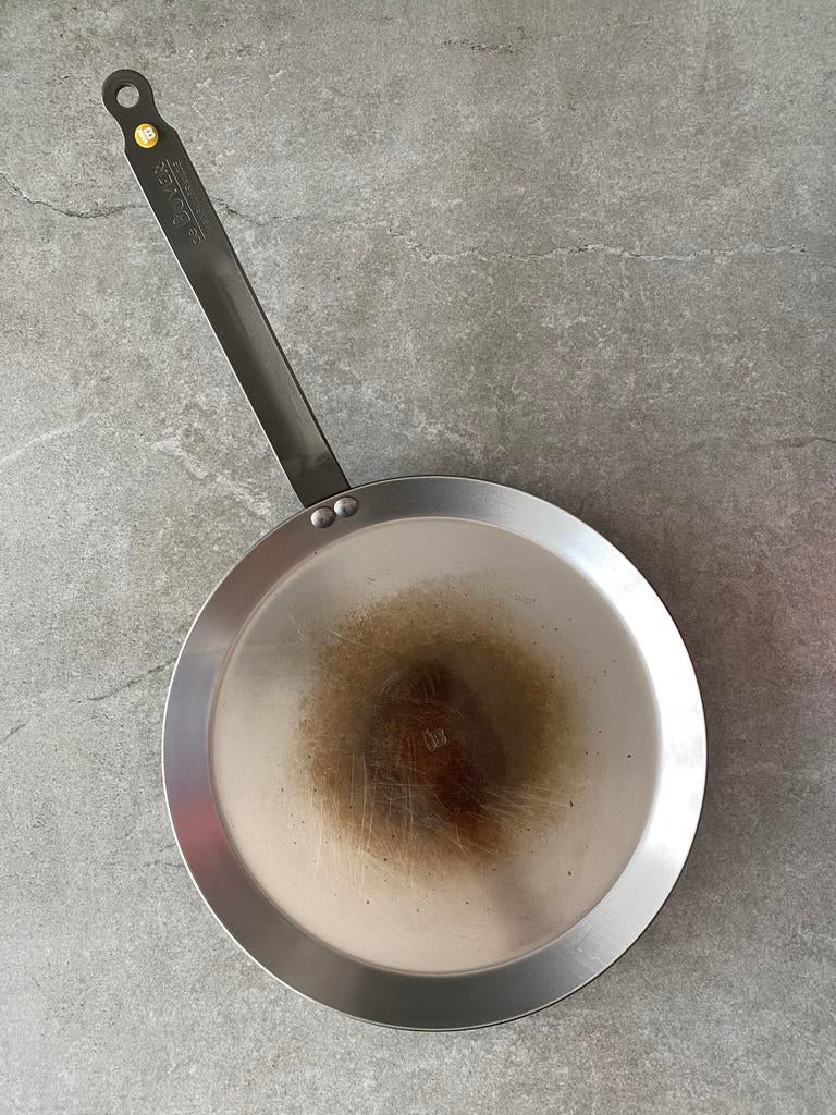DeBuyer Mineral B pannenkoekenpan - 30cm - Plaatstaal, Huis en Inrichting, Keuken | Potten en Pannen, Ophalen, Overige materialen