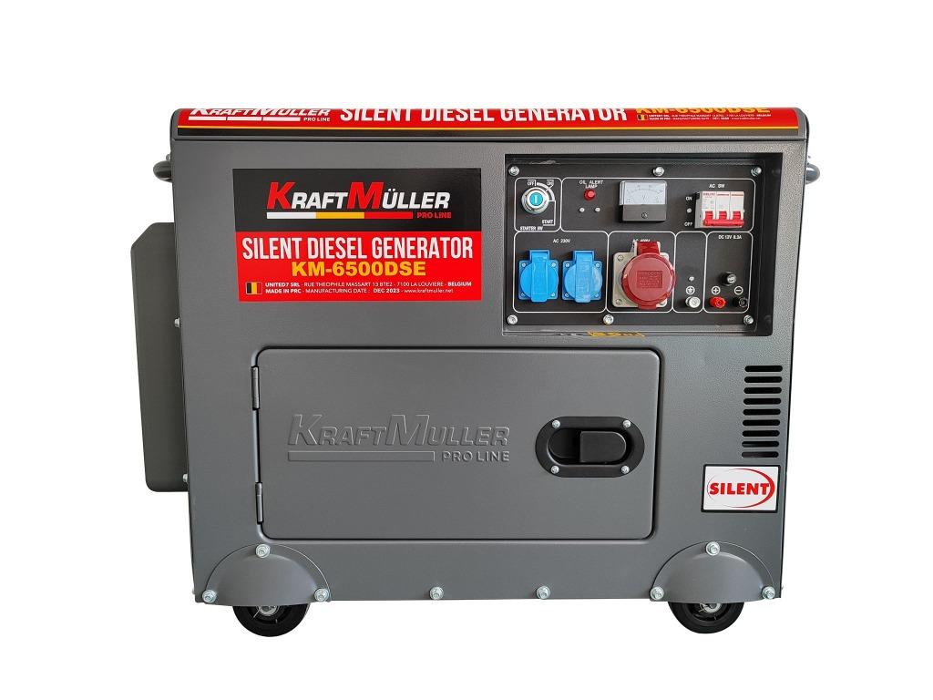 Aggregaat / Generator 220/380 9,5 KvA Kraft Müller DIESEl, Bricolage & Construction, Éclairage de chantier, Neuf, Autres types