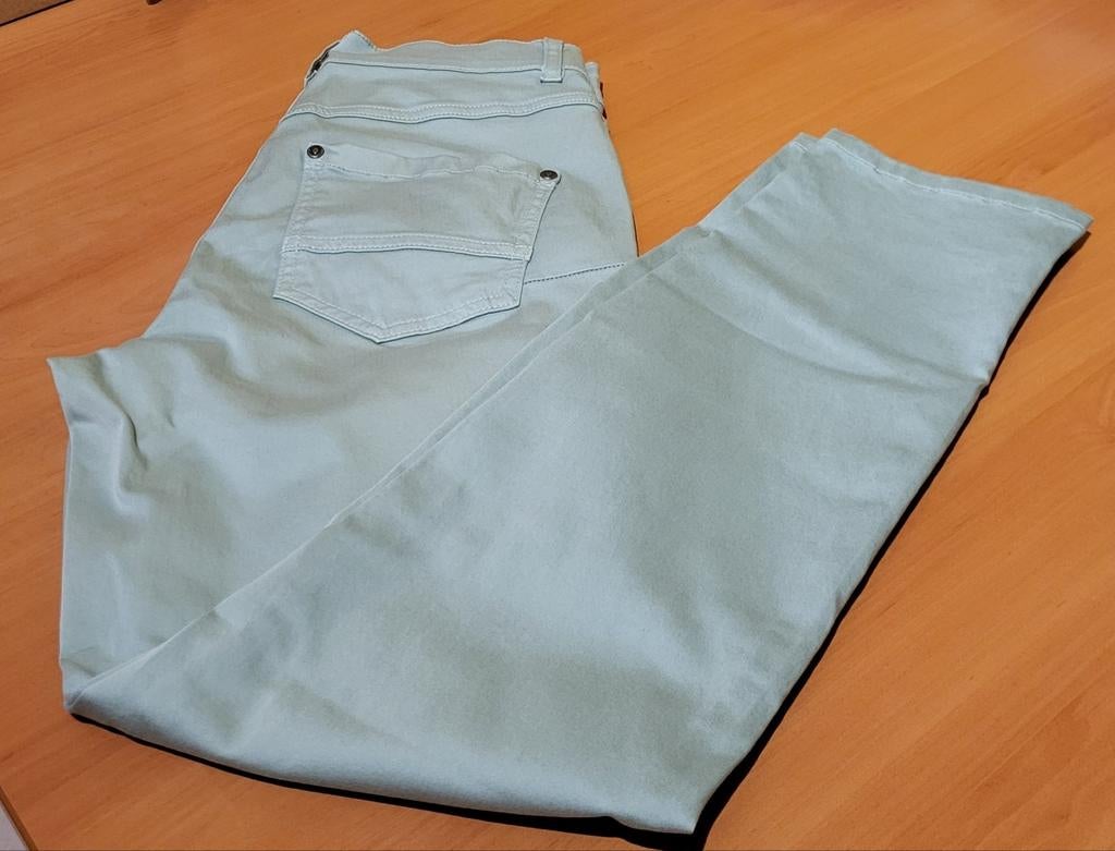 ZOMERBROEK MINTGROEN CASSIS - MAAT : 40, Kleding | Dames, Ophalen of Verzenden, Zo goed als nieuw, Maat 38/40 (M)
