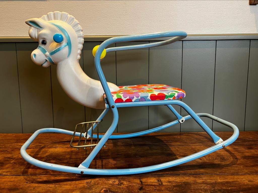 Cheval à bascule hobbelpaard vintage seventies, Ophalen