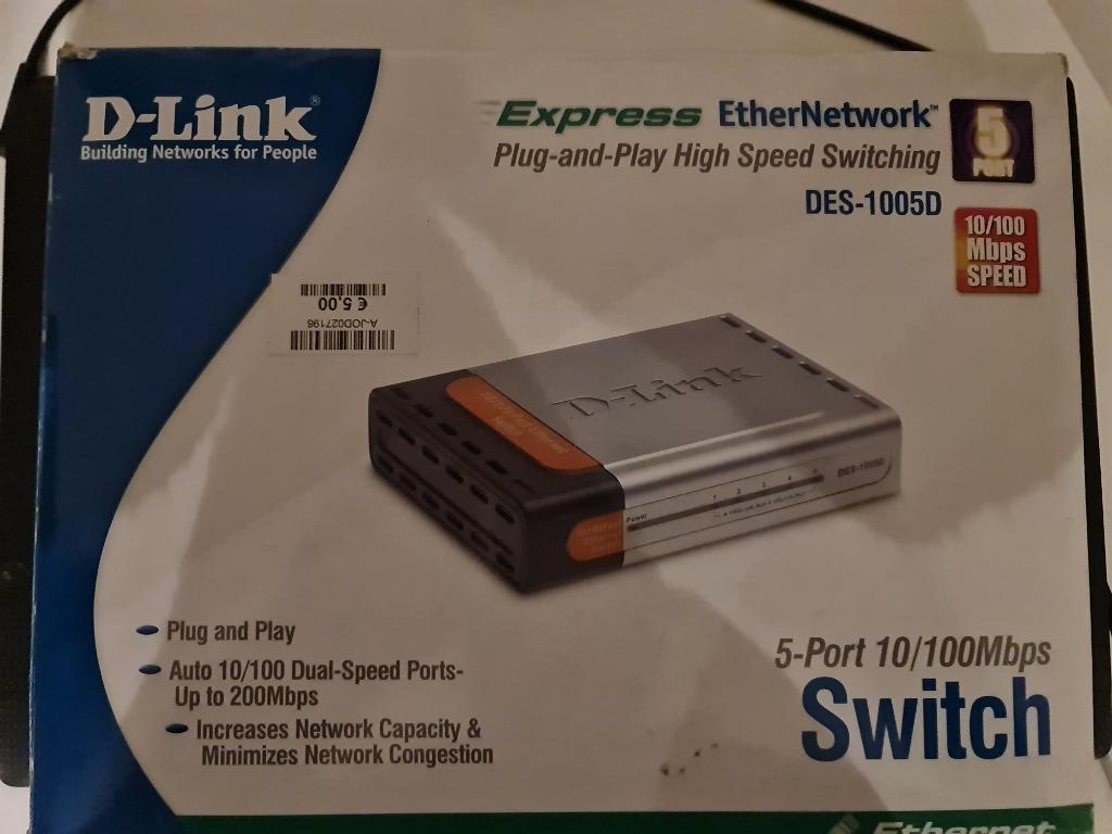 Dlink netwerk router, Informatique & Logiciels, Enlèvement, Utilisé, Routeur, D-Link