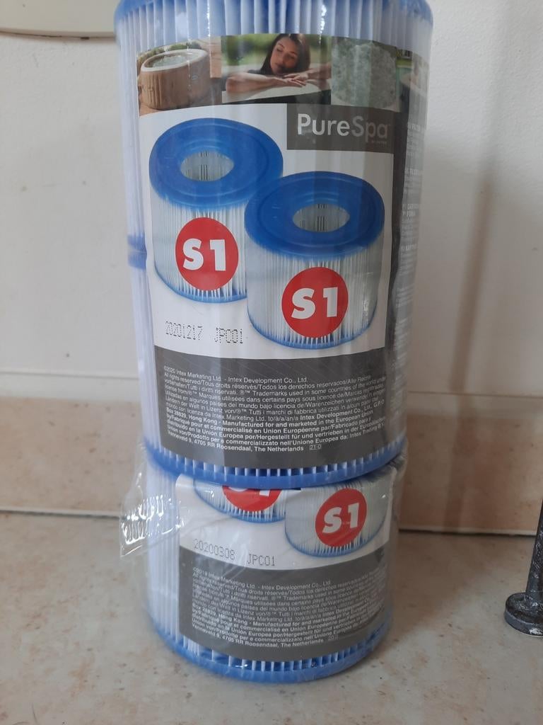 3 filtres neufs, pour spa, INTEX S1, Enlèvement, Neuf