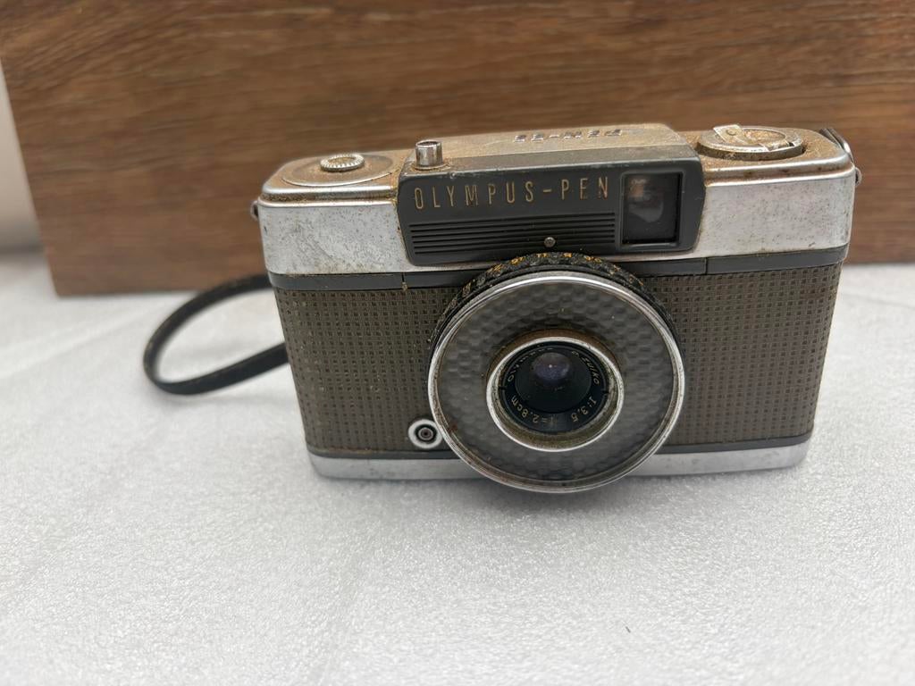 Oud fototoestel, Audio, Tv en Foto, Fotocamera's Analoog, Ophalen, Gebruikt, Spiegelreflex, Olympus