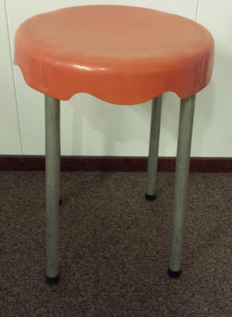 vintage krukje oranje, Enlèvement ou Envoi, Utilisé