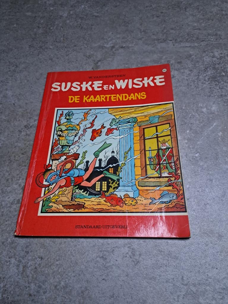 Suske en wiske de kaartendans, Boeken, Gelezen, Willy Vandersteen, Eén stripboek, Ophalen of Verzenden