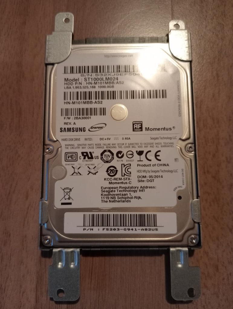 Seagate HDD Intern Laptop, Intern, Gebruikt, Ophalen of Verzenden, Seagate