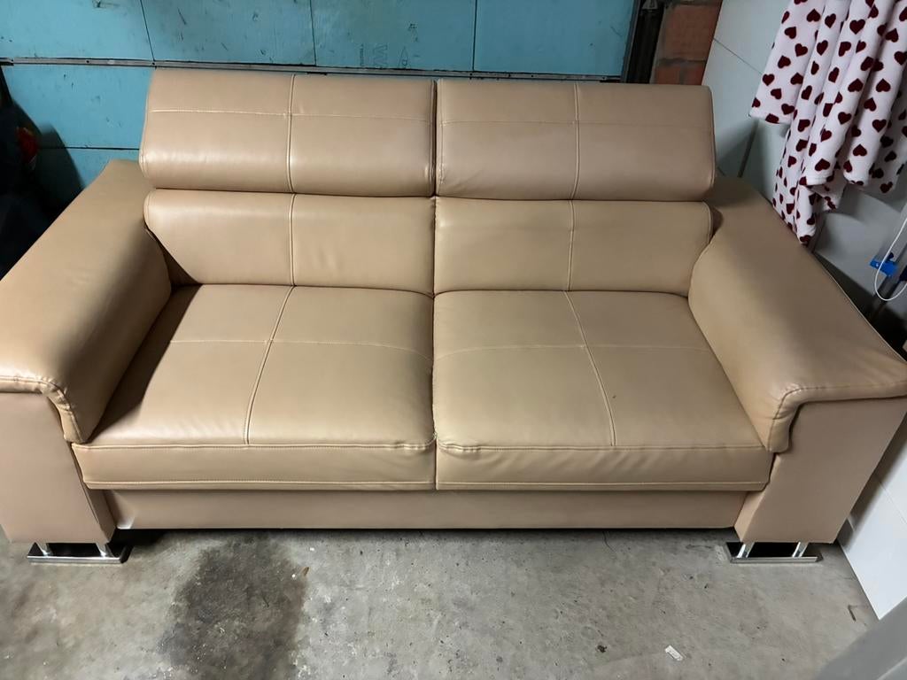 Mooi zetel met beetje schade in het midden aan de naad, Huis en Inrichting, Ophalen, Zo goed als nieuw