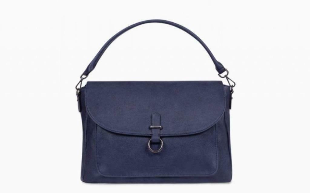 Hexagona Besace navyblauw handtas in imitatieleer NIEUW, Enlèvement ou Envoi, Neuf, Bleu, Sac à main