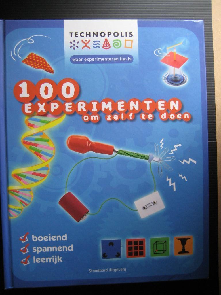 100 experimenten om zelf de doen - Technopolis, Livres, Loisirs & Temps libre, Comme neuf, Autres sujets/thèmes, Convient aux enfants