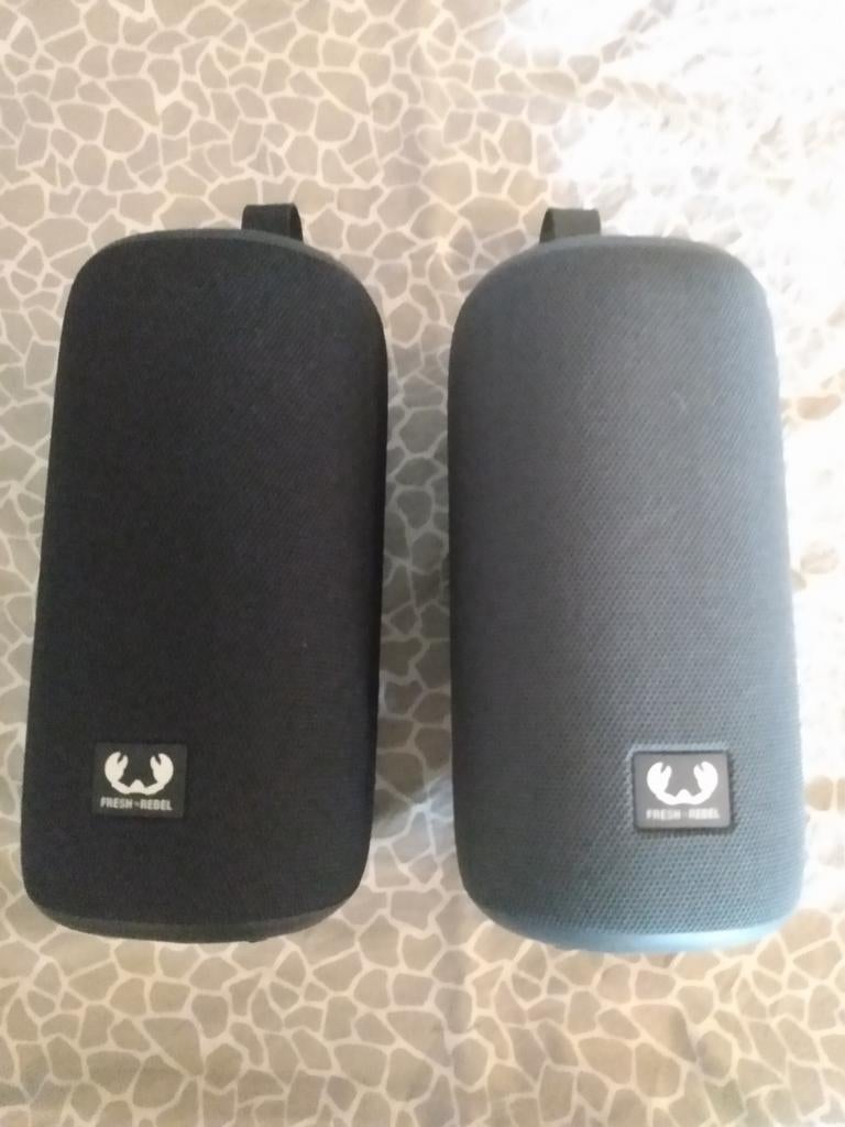 Fresh n rebel bluetooth luidsprekers met oplader, Audio, Tv en Foto, Ophalen of Verzenden, Zo goed als nieuw