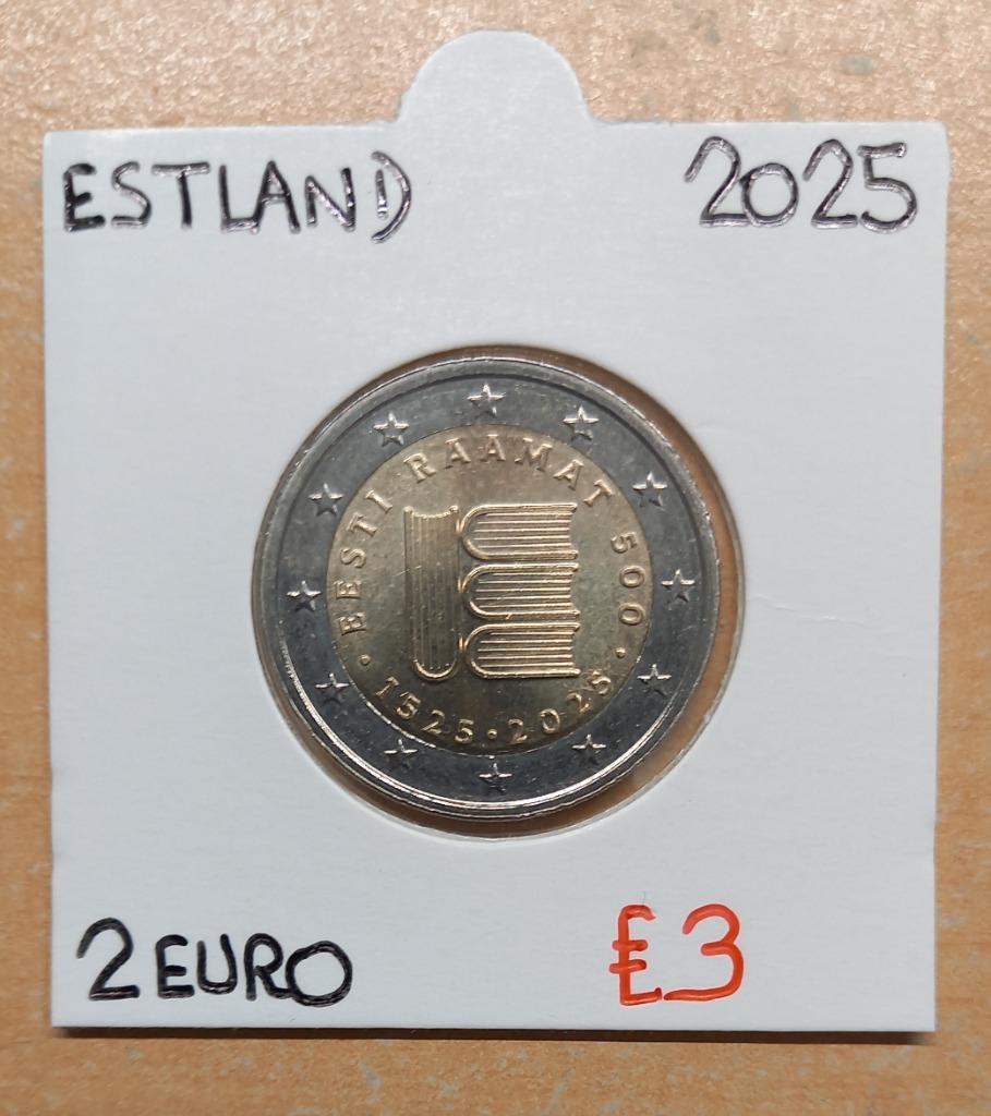 2 EURO 2025   ESTLAND   500j ESTSE SCHRIFT   UNC   € 3, Timbres & Monnaies, Monnaies | Europe | Monnaies euro, Enlèvement ou Envoi