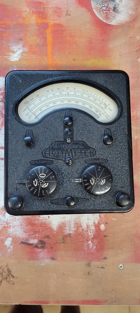 multimètre vintage, Enlèvement ou Envoi, Utilisé, Multimètre
