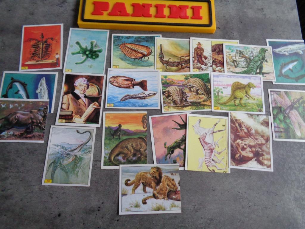 AUTOCOLLANTS PANINI  ANIMAUX PRÉHISTORIQUES  20X ******** si, Enlèvement ou Envoi