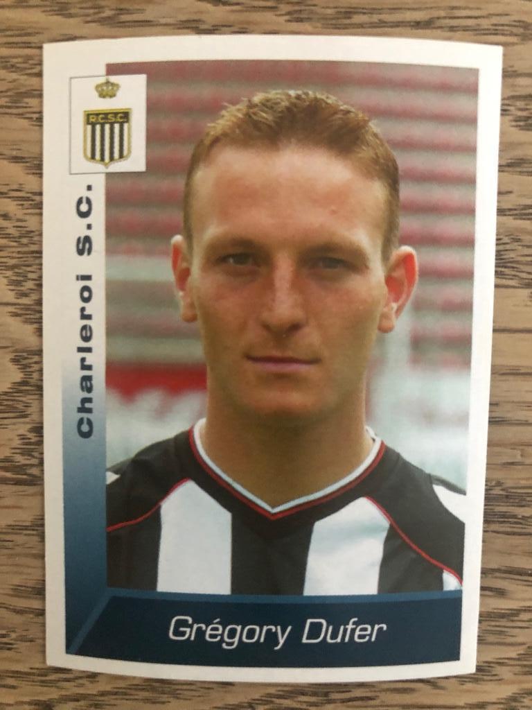 Grégory DUFER (Charleroi) Football Belgique 2003 nº90., Collections, Enlèvement ou Envoi, Neuf, Cartes de joueur