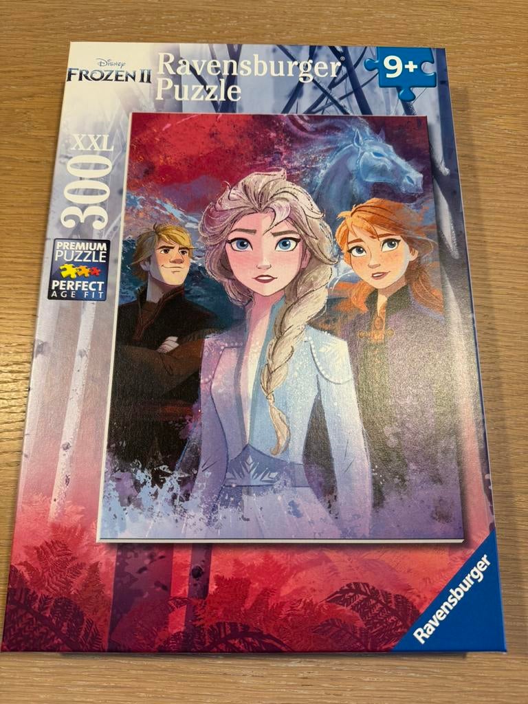 Puzzel Elsa Anna en Kristoff uit Frozen 2 XXL 300 stukjes, Ophalen of Verzenden, Meer dan 50 stukjes, Gebruikt, 6 jaar of ouder