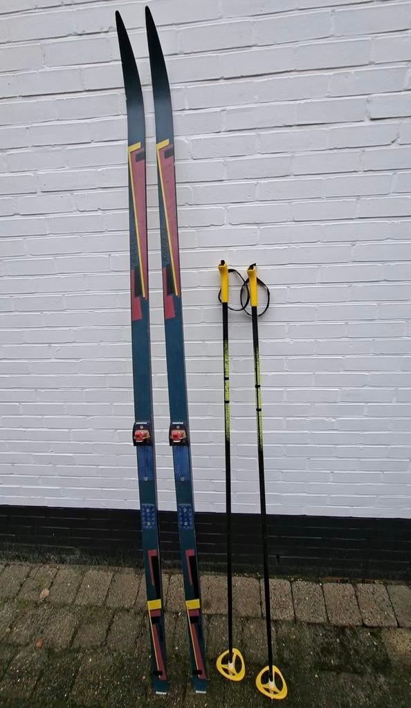 Langlaufski’s + schoenen maat 43, Ophalen, Gebruikt, Schoenen, Salomon