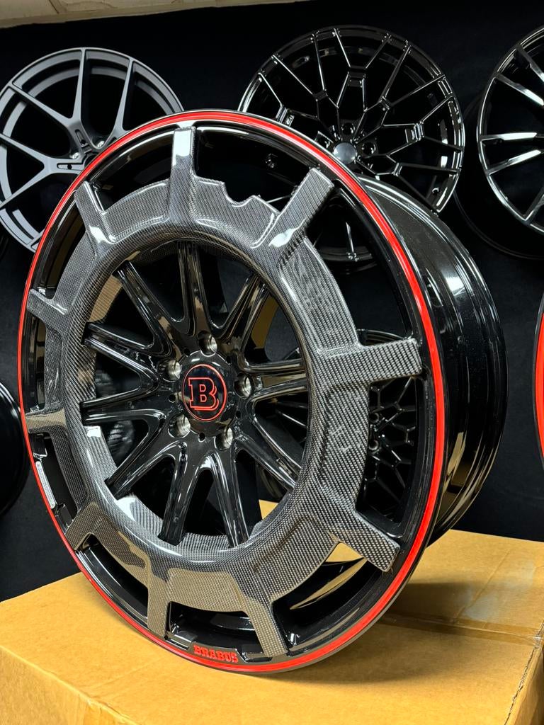 23 en 24 inch velgen Brabus look Forged G klasse GLE G63 GLE, Auto-onderdelen, Ophalen of Verzenden, Nieuw, Overige maten, Velg(en)