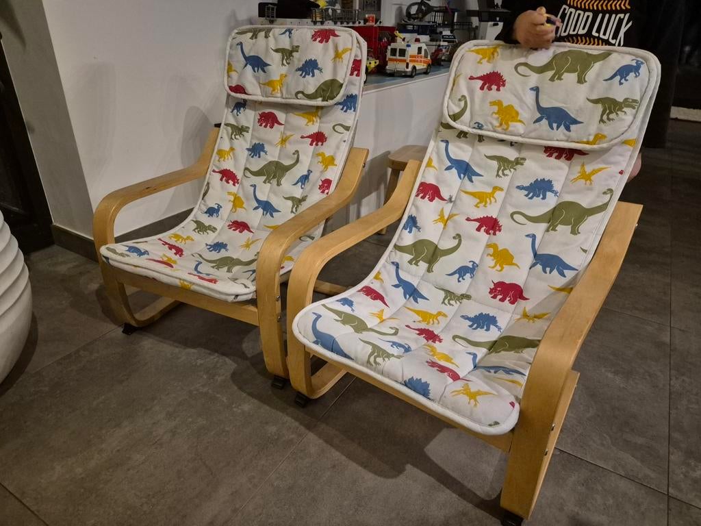 Kinderstoel POÄNG / Relaxstoel Ikea (kinderformaat), Kinderen en Baby's, Ophalen, Gebruikt, Overige typen
