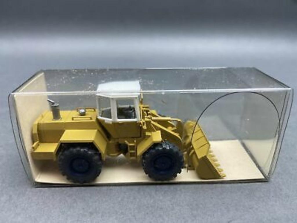 Tracteur Chargeur LIEBHERR 1/87 HO WIKING Germany Neuf+Boite, Hobby en Vrije tijd, Modelauto's | 1:87, Nieuw, Hijskraan, Tractor of Landbouw