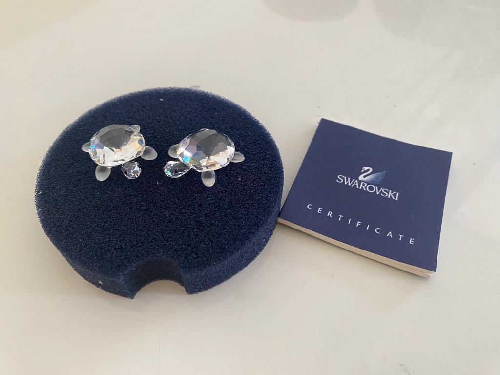 2 bébés tortues en Crystal Swarovski ., Enlèvement, Neuf