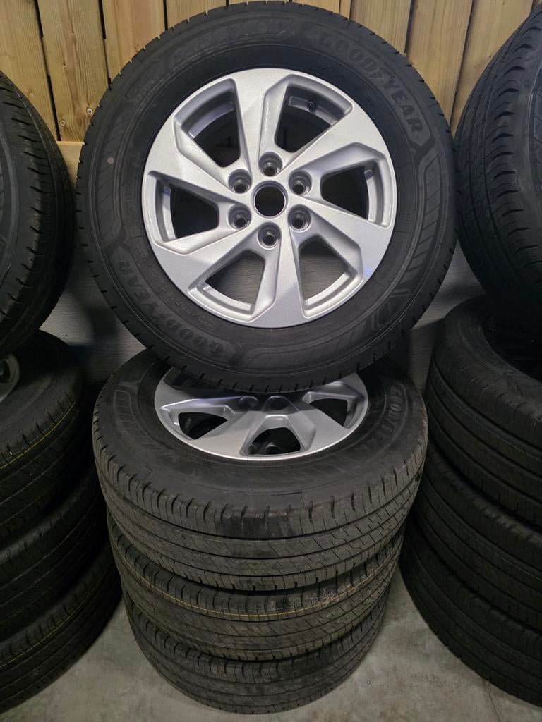COMPLETE SET Transit Custom 2025 - NIEUW - GOODYEAR, Ophalen, 16 inch, Banden en Velgen, Nieuw