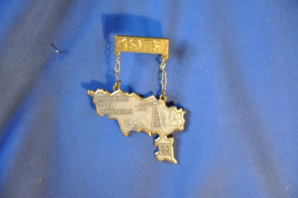 medaille de marche marcheurs du XII marcinelle (2), Enlèvement ou Envoi, Utilisé, Autres types