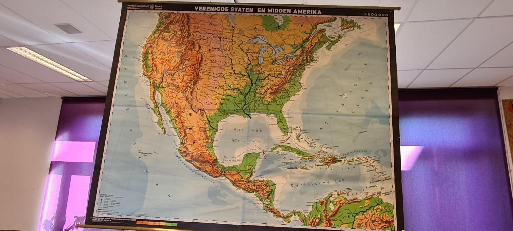 verenigde staten en midden amerika wolters / haack, Antiek en Kunst, Ophalen