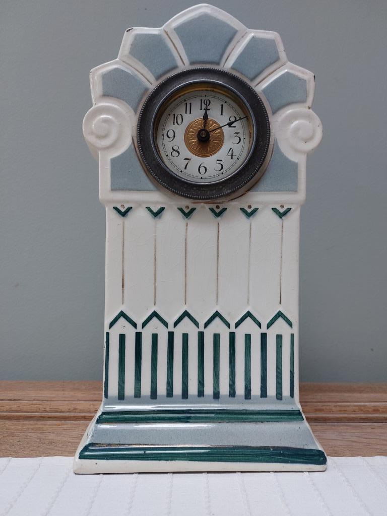 Antieke klok in faience, Ophalen of Verzenden