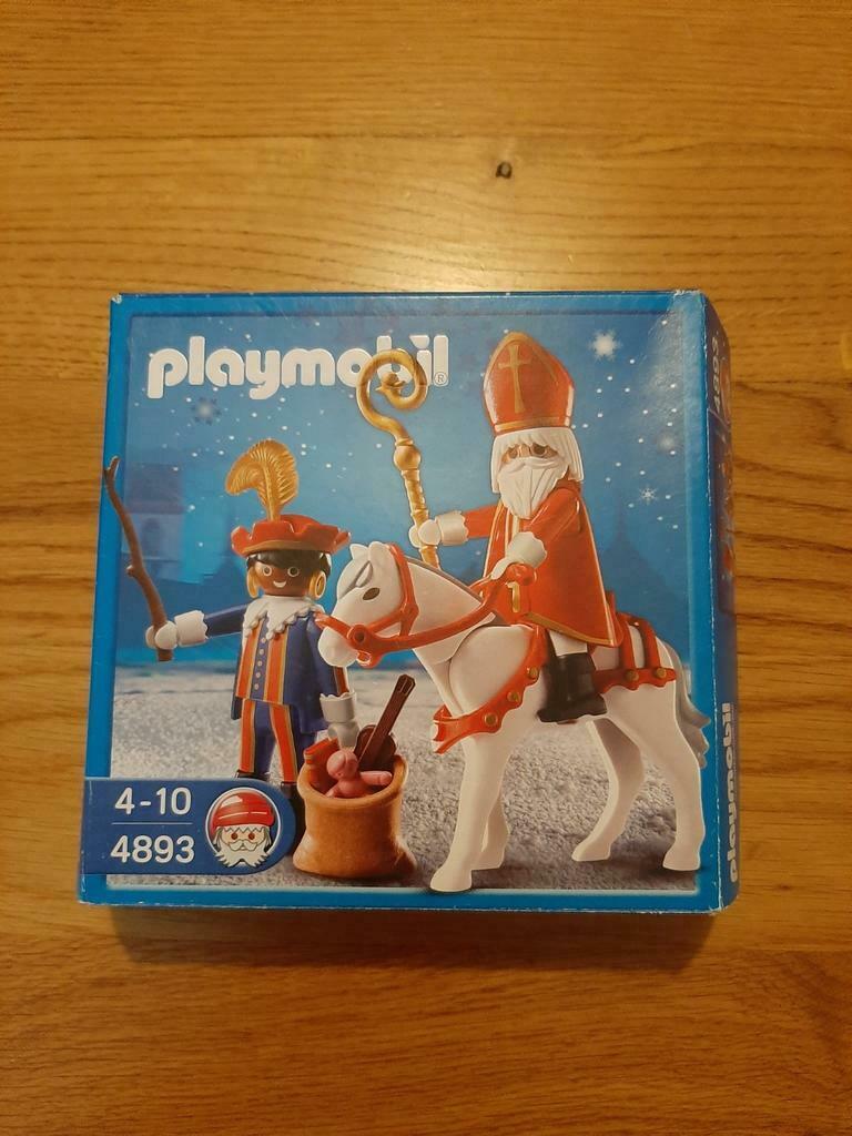 Playmobil Sinterklaas et Piet noir 4893 COMPLET, Enfants & Bébés, Enlèvement ou Envoi, Comme neuf, Ensemble complet