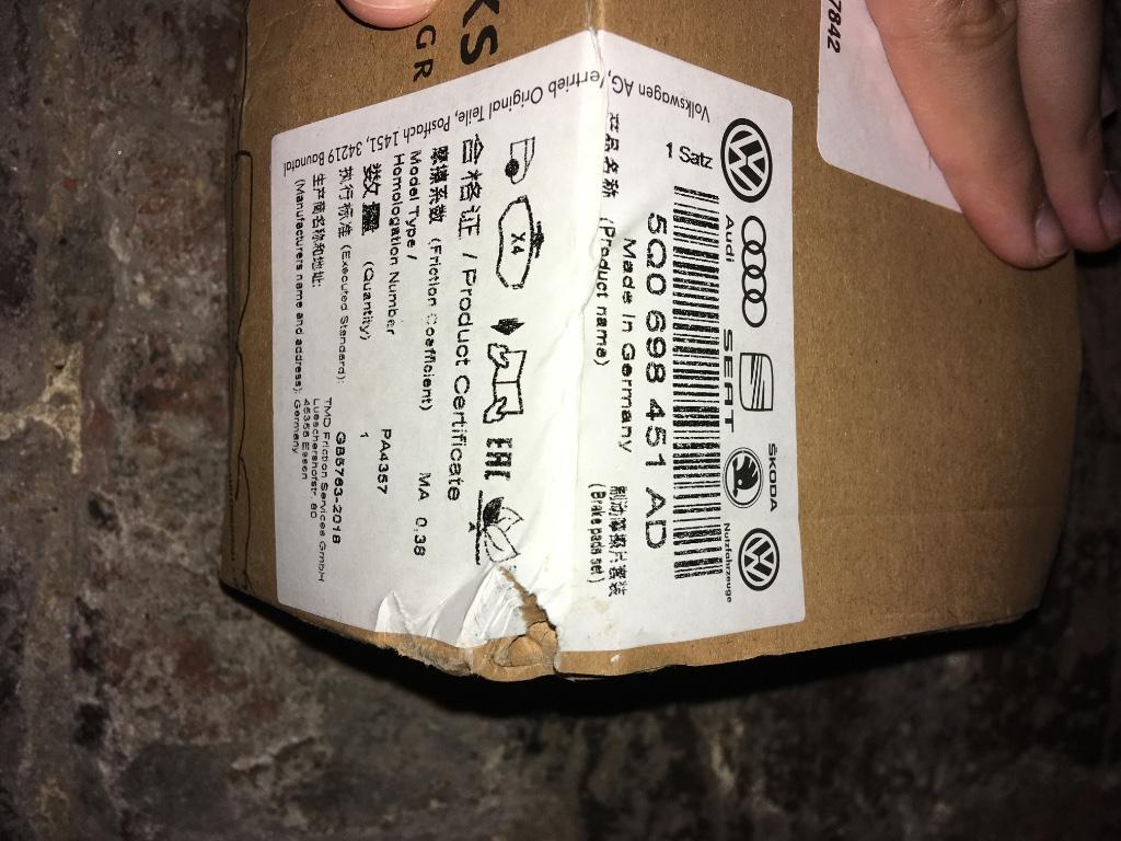Plaquettes arrières, Autos : Pièces & Accessoires, Enlèvement, Neuf, Seat